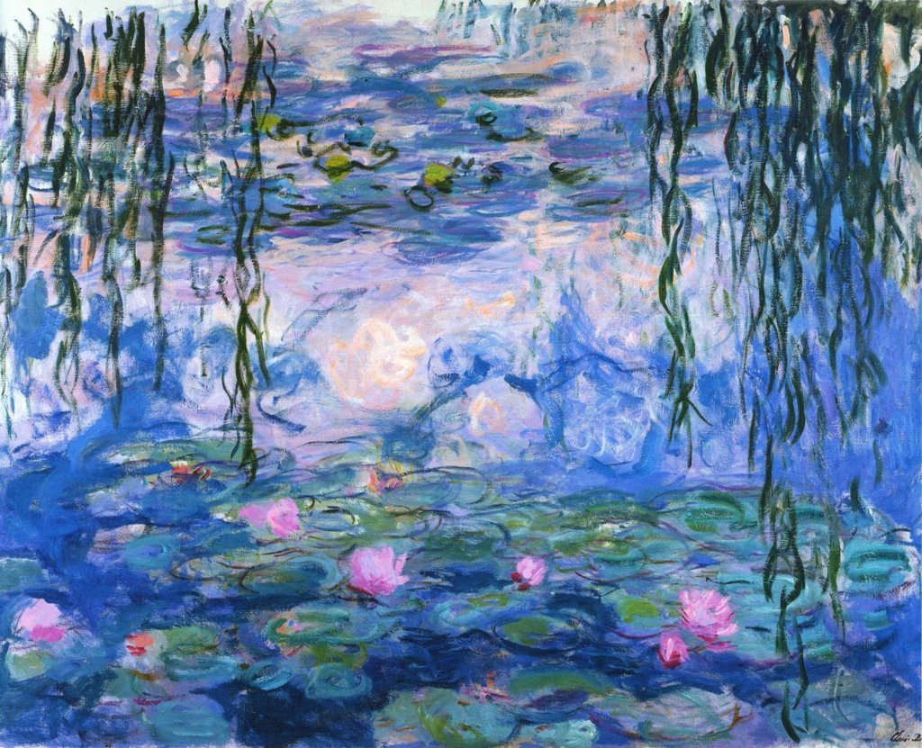 impressionist lilies