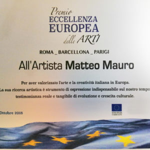 Premio All'Artista Matteo Mauro